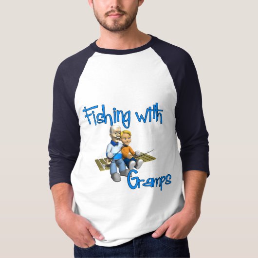 T-shirt Belle pêche avec Gramps (Devant)