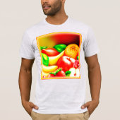 T-shirt Belle Peinture Tropicale De Fruits. Commandez dès  (Devant)