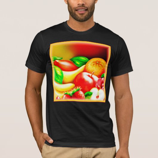 T-shirt Belle Peinture Tropicale De Fruits. Commandez dès  (Devant)