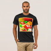 T-shirt Belle Peinture Tropicale De Fruits. Commandez dès  (Devant entier)