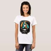 T-shirt Belle perles Abstraites Imprimer (Devant entier)