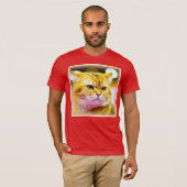 T-shirt Belle photo d'un mignon chat. Commandez dès mainte (Devant entier)