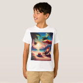 T-shirt belle plage (Devant entier)