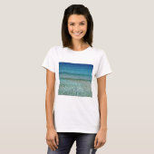 T-shirt Belle plage de sable (Devant entier)