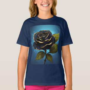 T-shirt Belle rose bleue