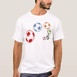 T-shirt Belle série de ballons de football