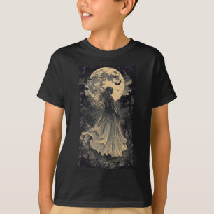 T-shirt Belle Sorcière Imaginaire gothique Vampire Lune