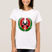 T-shirt Belle Tapisserie kenyane : Drapeau kényan Papillon (Devant)