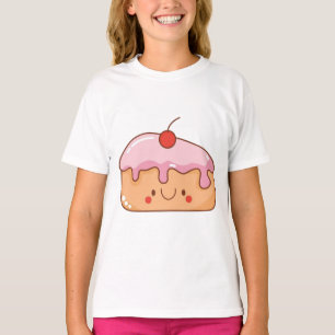 T-shirt Belle tranche de gâteau aux cerises
