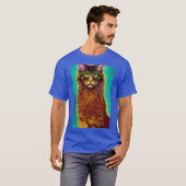 T-shirt belle un chat coon principal Oversize (Devant entier)