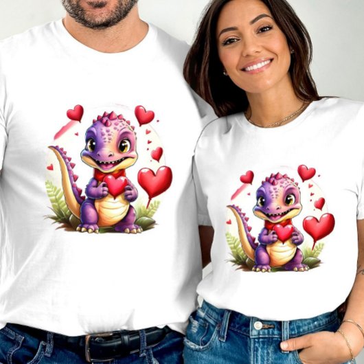 T-shirt Belle Valentine Dragon Adorable Dragon Lovethemé