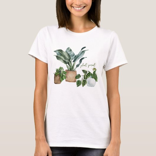 T-shirt Belle végétation botanique Plante Parent (Devant)