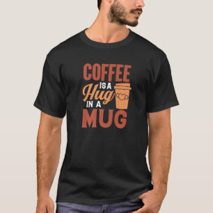 T-shirt belle vie en paix amis et café de famille m