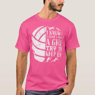 T-shirt Belle Volleyball s Femmes Ses n Filles Drôle Chant
