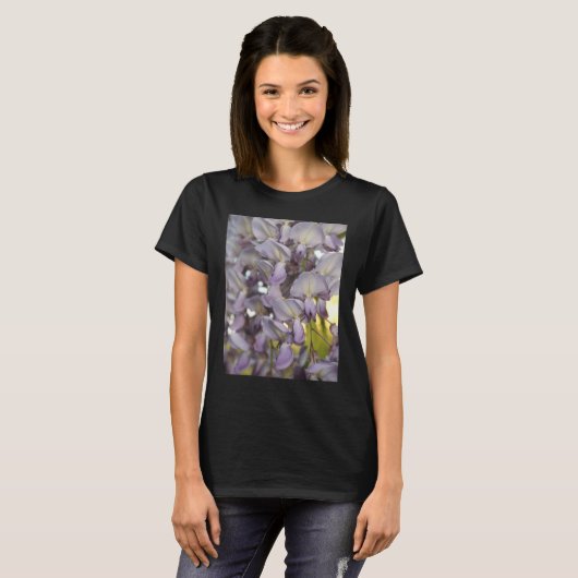 T-shirt Belle Wisteria Blooms Fermer Photographie (Devant entier)