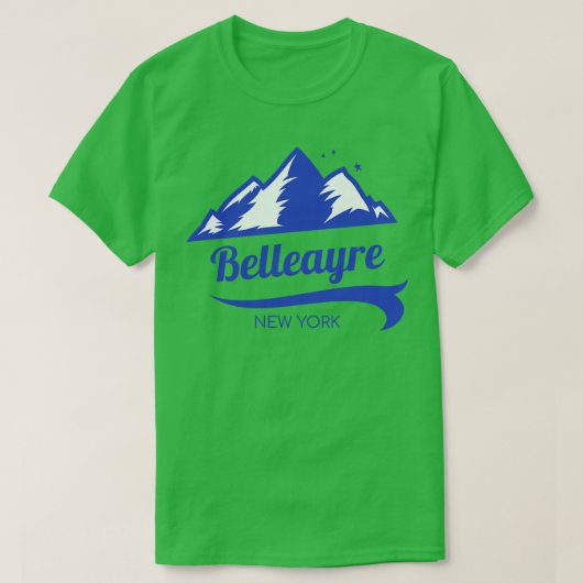 T-shirt Belleayre Mountain ski New York (Design devant)