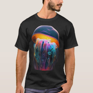 T-shirt Belles et colorées méduses