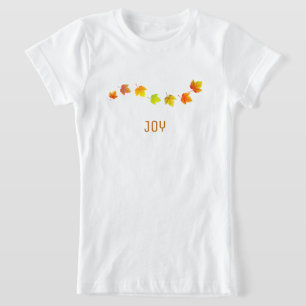 T-Shirt Belles feuilles d'automne 