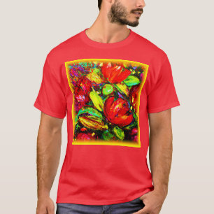 T-shirt "Belles Fleurs" Beau Art. Acheter Maintenant