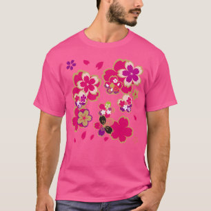 T-shirt Belles Fleurs De Cerisiers Du Japon3