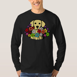 T-shirt Belles fleurs jaunes du Labrador