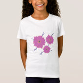 T-Shirt Belles Fleurs Roses (Devant)