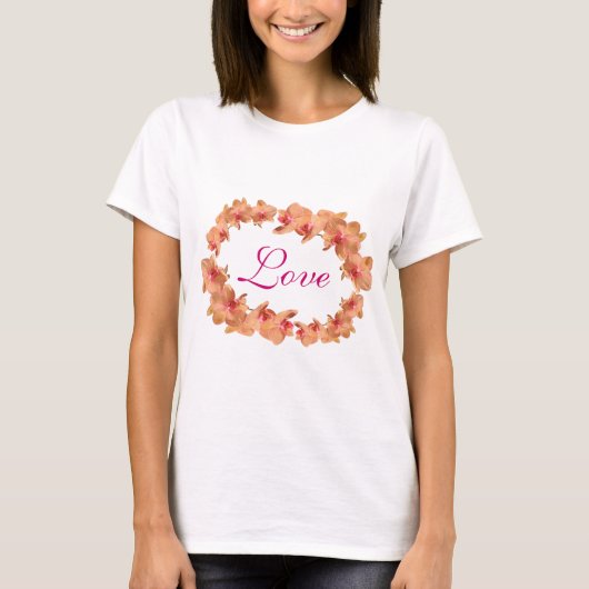 T-shirt Belles orchidées (Devant)