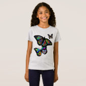 T-Shirt Belles papillons (Devant entier)