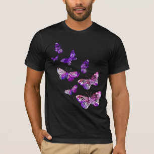 T-shirt Belles papillons papillons papillons papillons pou