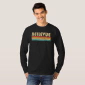 T-shirt Bellevue Ne Nebraska Funny City Accueil Racines Ré (Devant entier)