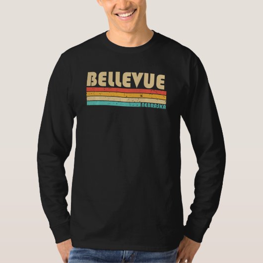 T-shirt Bellevue Ne Nebraska Funny City Accueil Racines Ré (Devant)