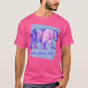 T-shirt Bellingham WA Galaxy Ours géométrique Abstrait Ani