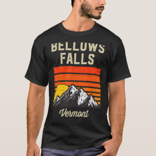 T-shirt Bellows Falls Vermont Retro Vintage City State Usa