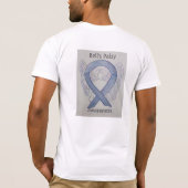 T-shirt Bell's Palsy Awareness Ribbon Angel Custom Tee (Dos)
