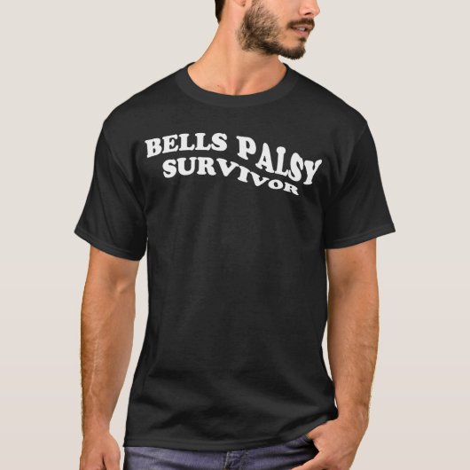 T-shirt Bells Palsy Survivante Paralyse faciale (Devant)