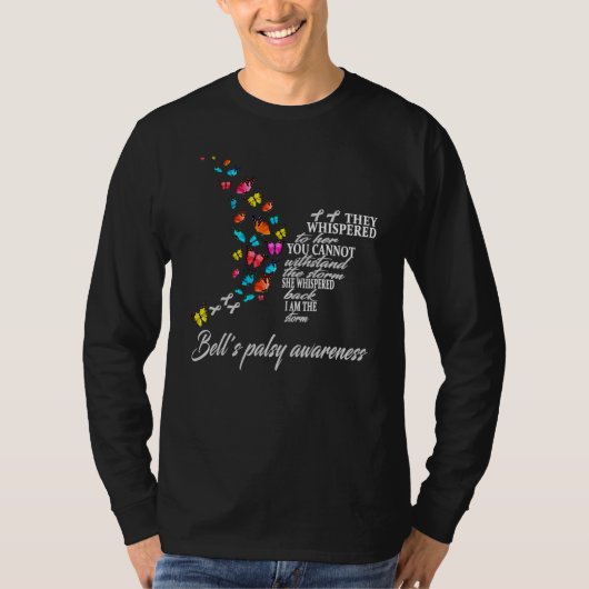 T-shirt Bells Palsy Warrior 1 (Devant)