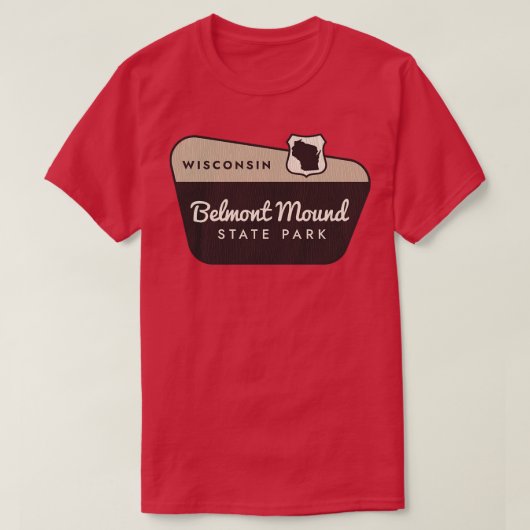 T-shirt Belmont Mound State Park Wisconsin Affiche de bien (Design devant)