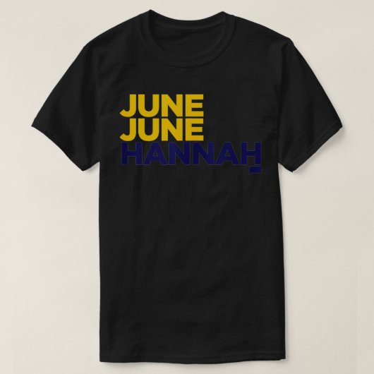 T-shirt Below Deck June June Hannah  (Design devant)