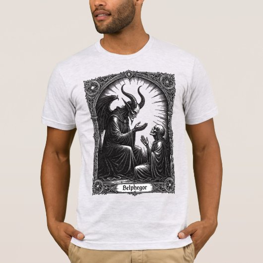 T-shirt Belphégor le visionnaire de l'Ars Goetia (Devant)