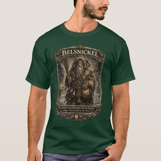 T-shirt Belsnickel Pennsylvania Dutch Christmas Folklore  (Devant)
