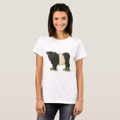 T-shirt "Beltie" Galloway ceinturé (Devant entier)