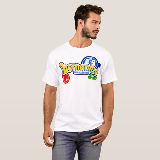 T-shirt bemaniso de pop'n par pyorin (Devant entier)