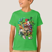 T-shirt Ben 10 Alien Rush Graphic (Devant)