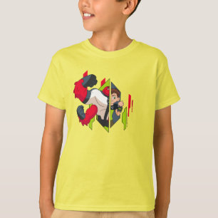 T-shirt Ben 10 Transformation de l'ADN à quatre armes