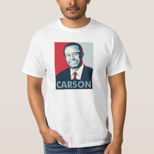 T-shirt Ben Carson 2016 (Devant)