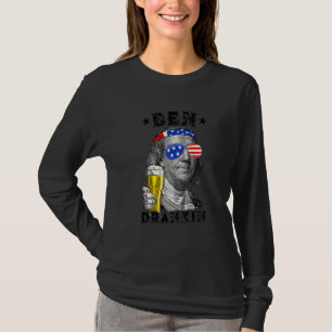 T-shirt Ben Drankin 4 juillet Benjamin Franklin Boisson B