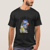 T-shirt Ben Drankin 4 juillet Benjamin Franklin Boisson B (Devant)