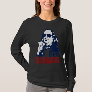 T-shirt Ben Drankin 4 juillet Benjamin Franklin Hommes Fem