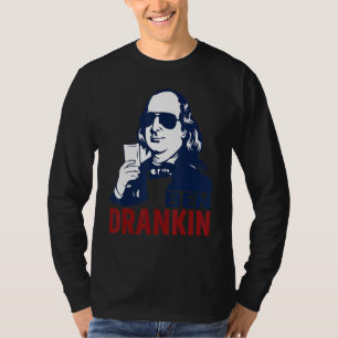 T-shirt Ben Drankin 4 juillet Benjamin Franklin Hommes Fem