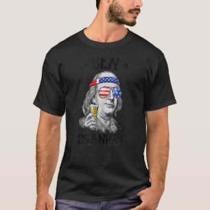 T-shirt Ben Drankin 4 juillet Benjamin Franklin Hommes Fem